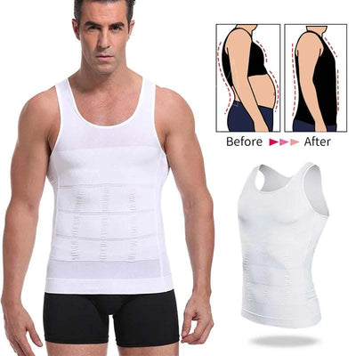 Men Waist Trainer Shaper Vest – Posture & Tummy Control