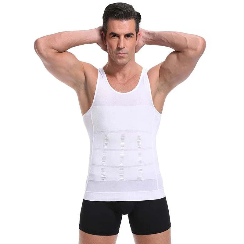 Men Waist Trainer Shaper Vest – Posture & Tummy Control