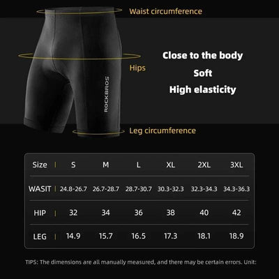 ROCKBROS Cycling Shorts – Breathable Padded Bike Underwear