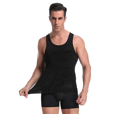 Men Waist Trainer Shaper Vest – Posture & Tummy Control