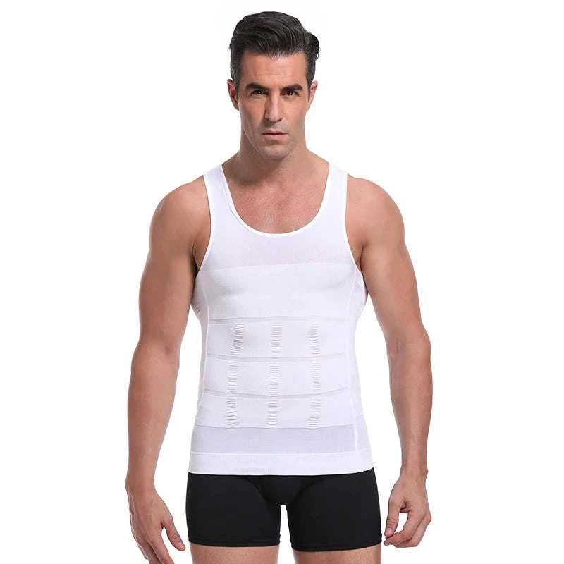 Men Waist Trainer Shaper Vest – Posture & Tummy Control