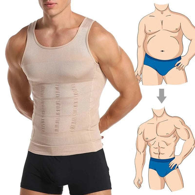 Men Waist Trainer Shaper Vest – Posture & Tummy Control