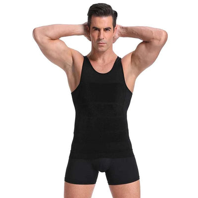Men Waist Trainer Shaper Vest – Posture & Tummy Control