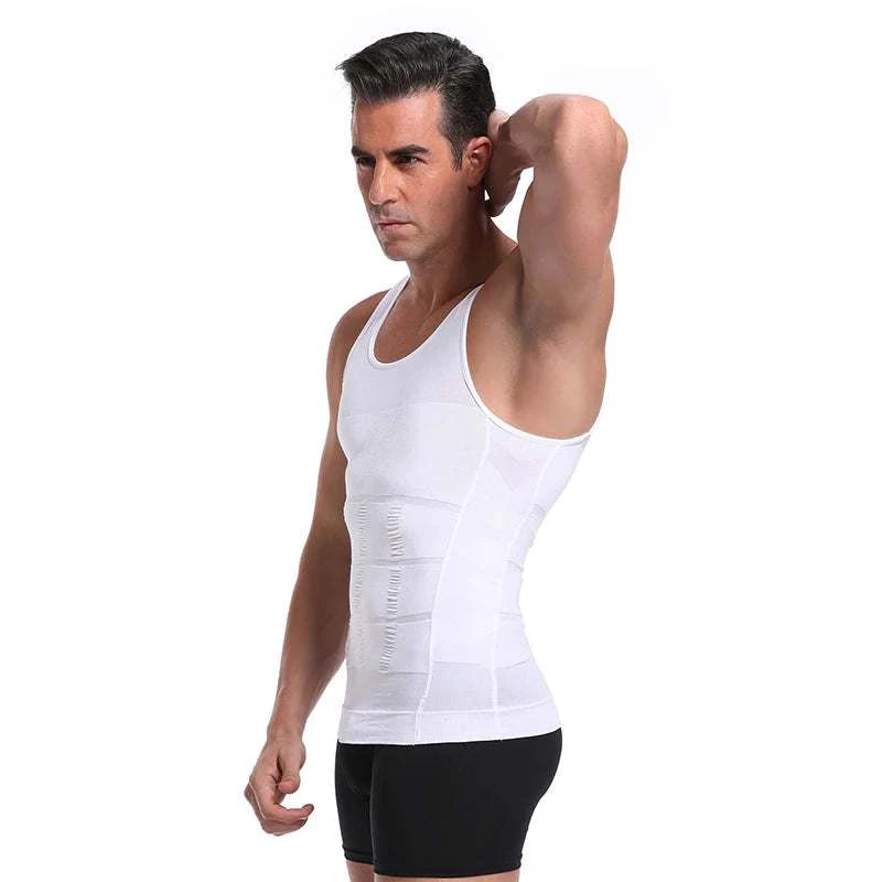Men Waist Trainer Shaper Vest – Posture & Tummy Control