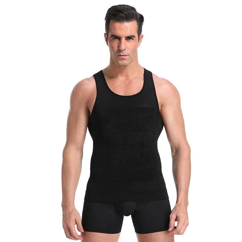 Men Waist Trainer Shaper Vest – Posture & Tummy Control