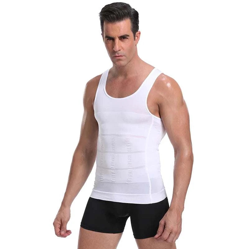 Men Waist Trainer Shaper Vest – Posture & Tummy Control