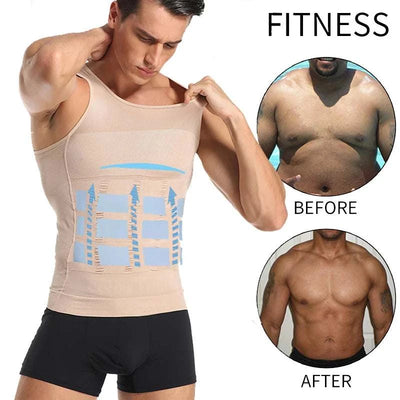 Men Waist Trainer Shaper Vest – Posture & Tummy Control