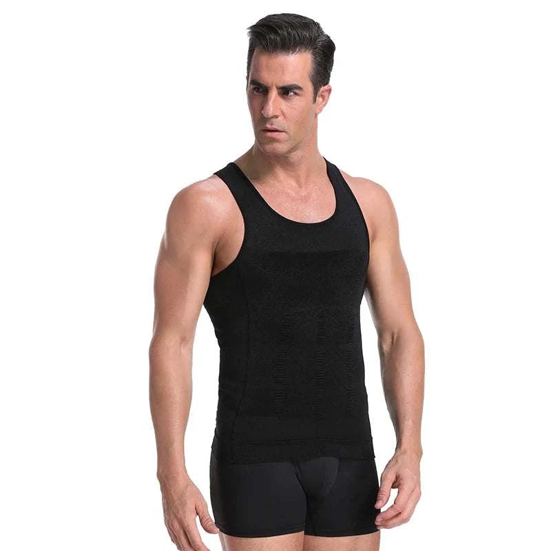 Men Waist Trainer Shaper Vest – Posture & Tummy Control