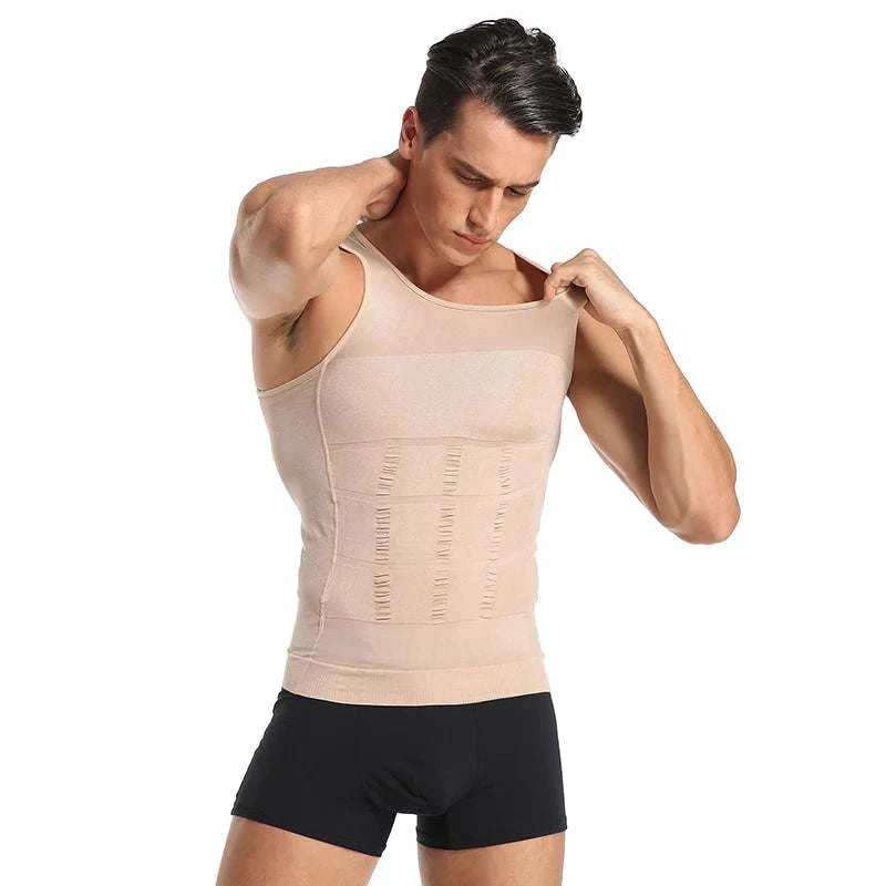 Men Waist Trainer Shaper Vest – Posture & Tummy Control