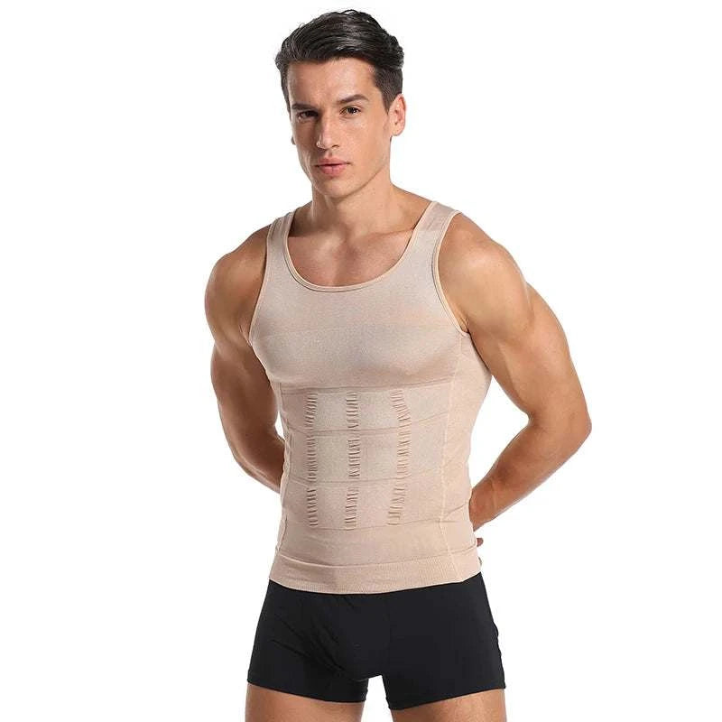 Men Waist Trainer Shaper Vest – Posture & Tummy Control