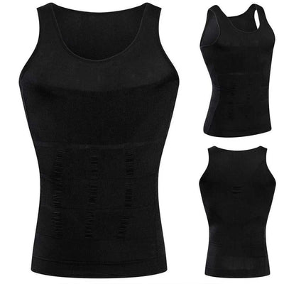 Men Waist Trainer Shaper Vest – Posture & Tummy Control