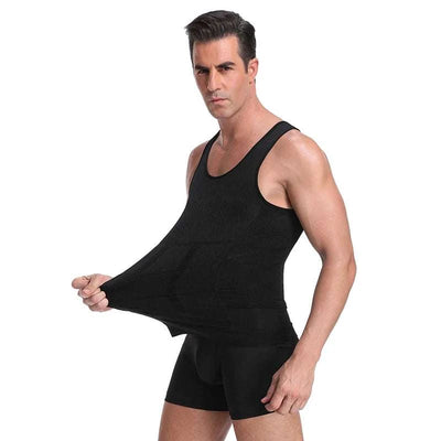 Men Waist Trainer Shaper Vest – Posture & Tummy Control