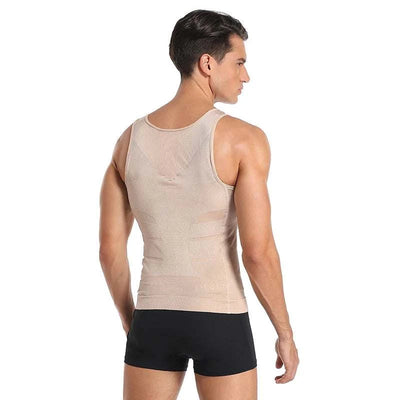 Men Waist Trainer Shaper Vest – Posture & Tummy Control
