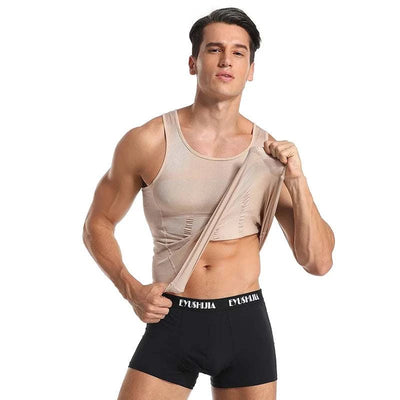 Men Waist Trainer Shaper Vest – Posture & Tummy Control