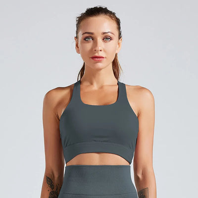 Mesh Patchwork Workout Tank Top