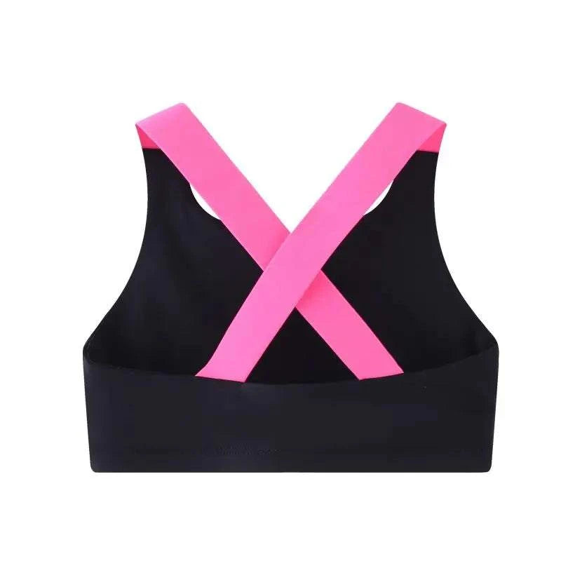 Girls High Support Sports Vest – Running & Yoga Top (5-13 Years)