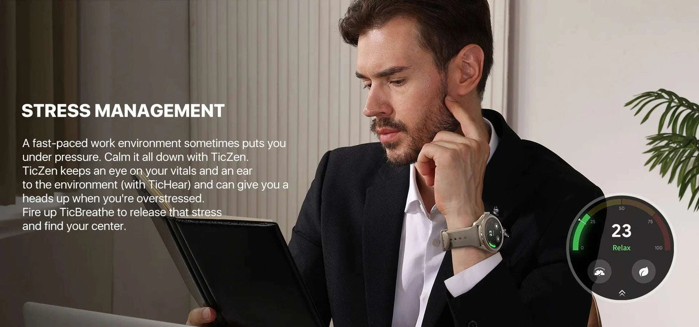 TicWatch Pro 5 Smartwatch – Wear OS, Long Battery, Waterproof