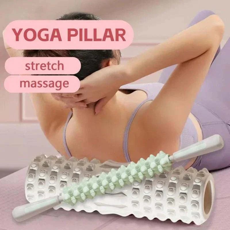 Foam muscle massage rollers for yoga stretch and muscle relaxation