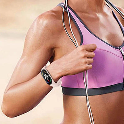 M7 Fitness Tracker Smartwatch – Heart Rate & Sleep Monitor