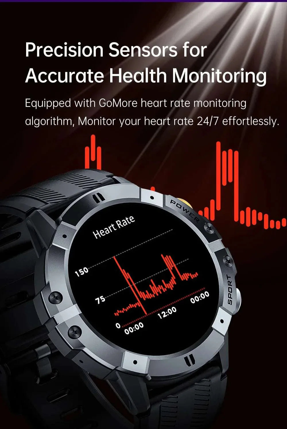 CUBOT C29 Smartwatch – 120 Sports Modes & Health Tracking