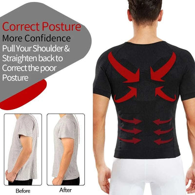 Men's Compression Shaper Shirt – Slimming Tummy Control Top