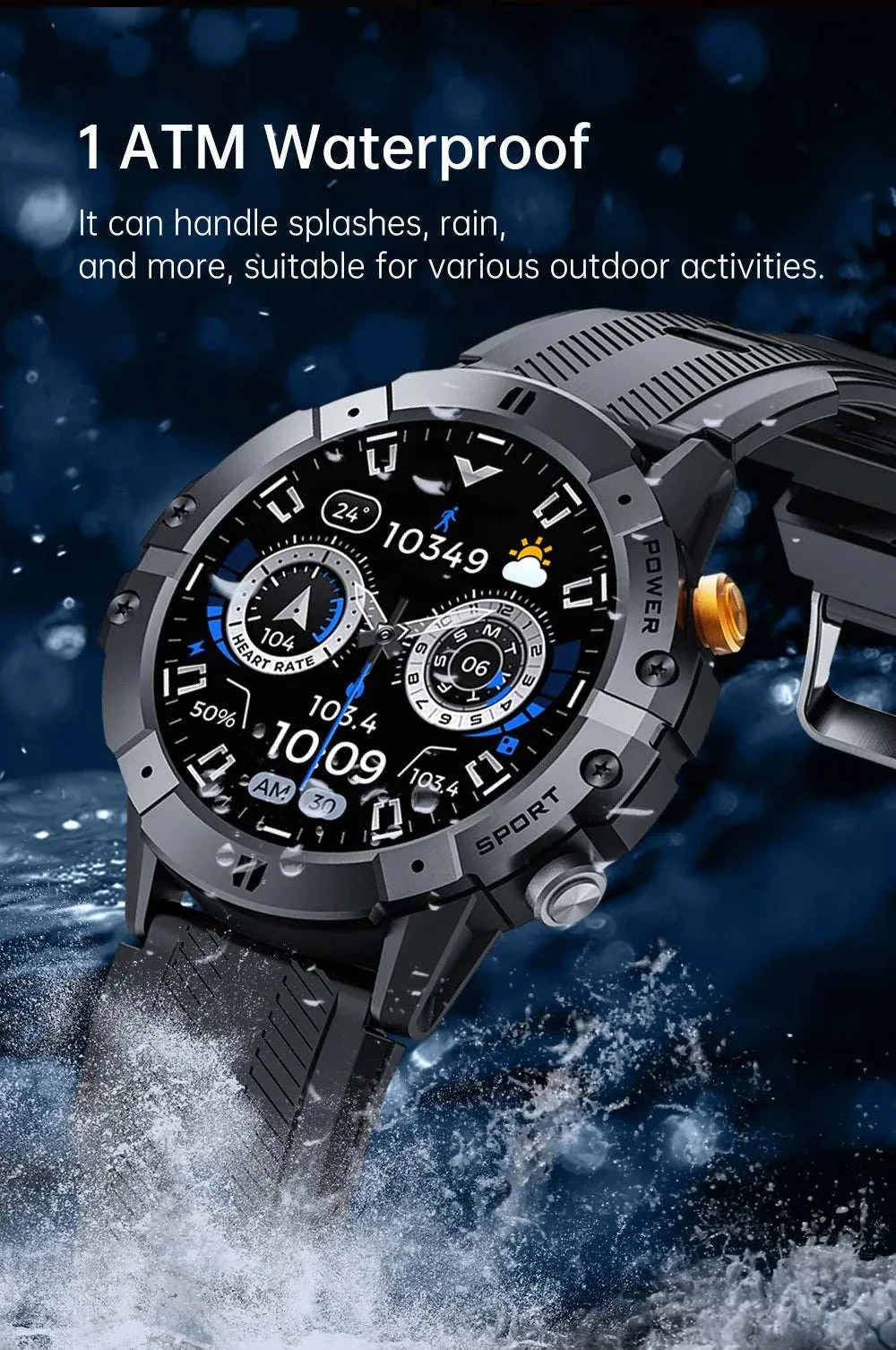 CUBOT C29 Smartwatch – 120 Sports Modes & Health Tracking