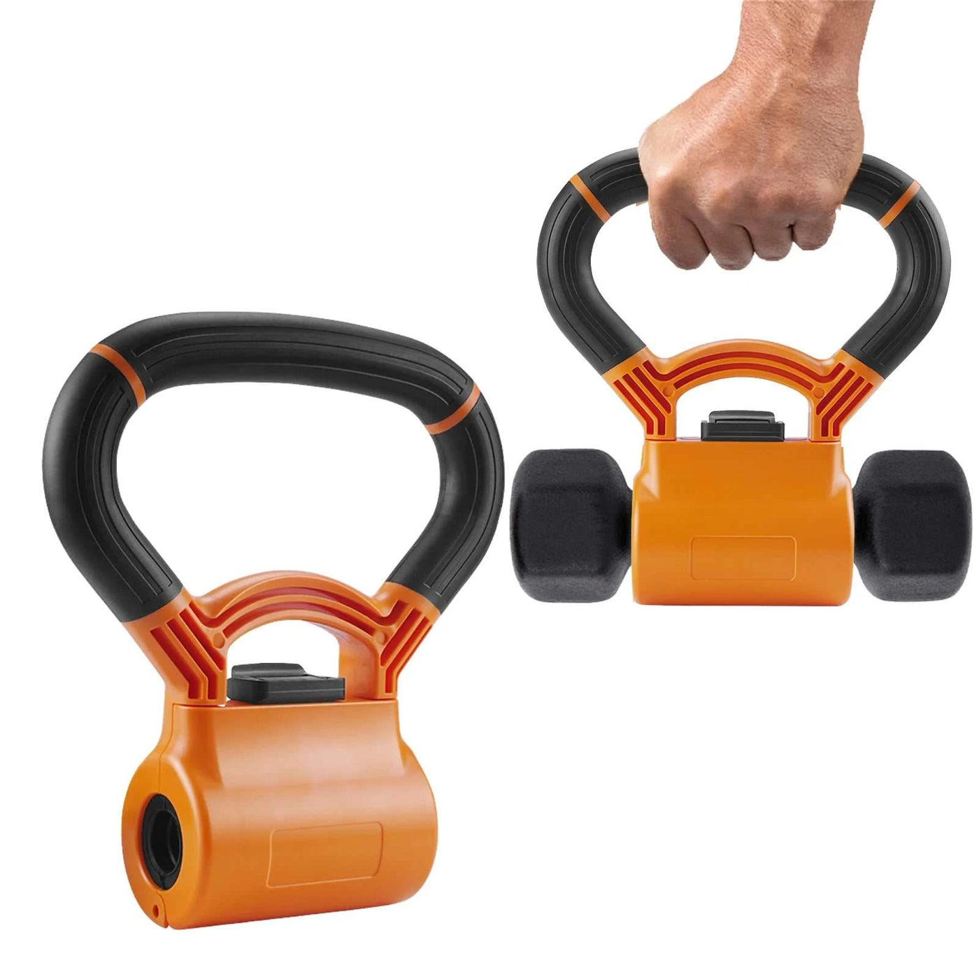 Adjustable Kettle Grip – Convert Dumbbells to Kettlebells