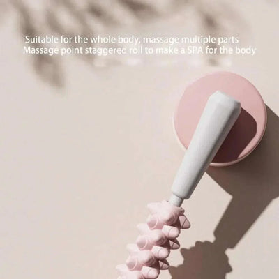 High density foam muscle massage roller for full body recovery and stretching therapy