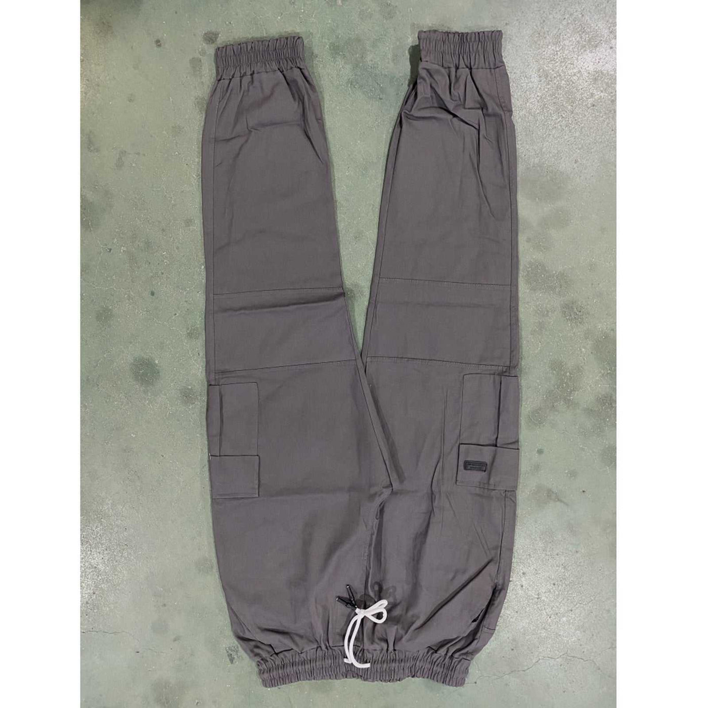 Men's breathable quick-dry outdoor hiking pants with drawstring waist, pockets, polyester cotton fabric for camping summer hiking.