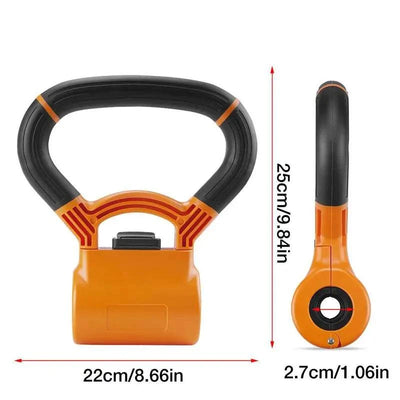 Adjustable Kettle Grip – Convert Dumbbells to Kettlebells