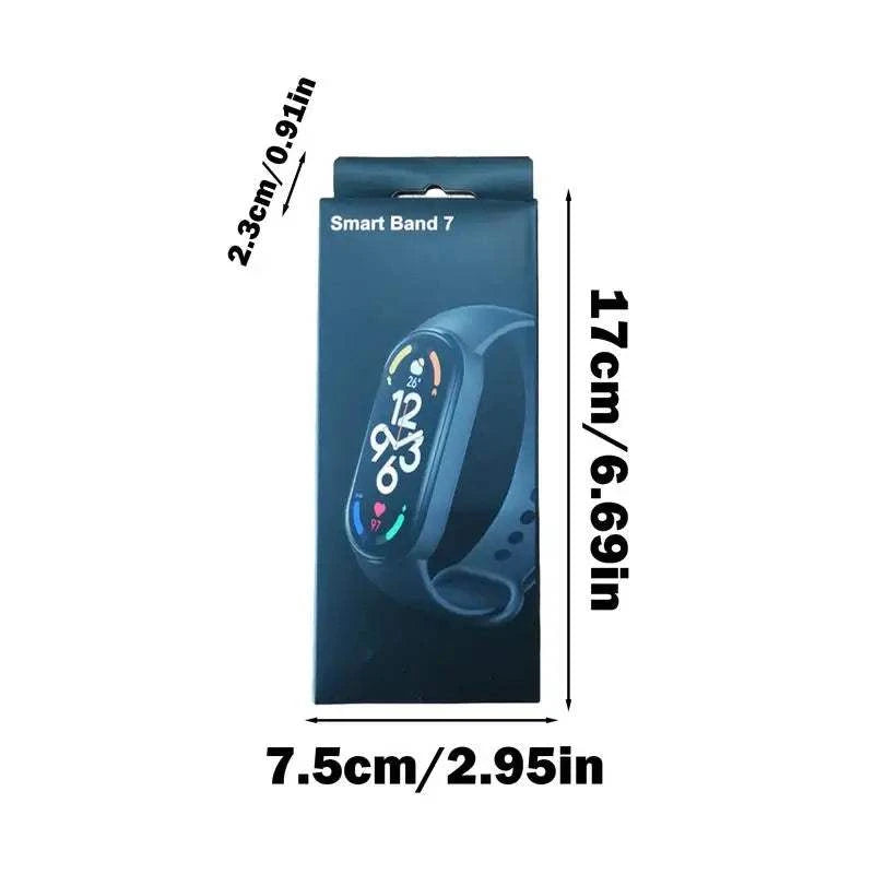 M7 Fitness Tracker Smartwatch – Heart Rate & Sleep Monitor