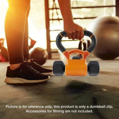 Adjustable Kettle Grip – Convert Dumbbells to Kettlebells