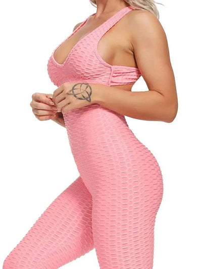 Women Sleeveless Fitness Jumpsuit – Backless Gym Bodysuit