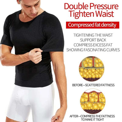 Men's Compression Shaper Shirt – Slimming Tummy Control Top