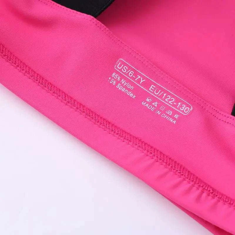 Girls High Support Sports Vest – Running & Yoga Top (5-13 Years)