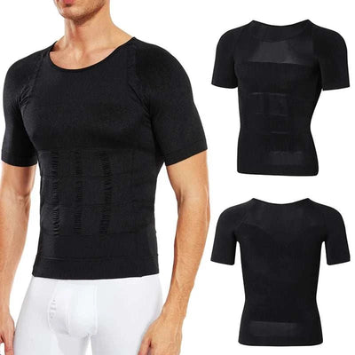 Men's Compression Shaper Shirt – Slimming Tummy Control Top