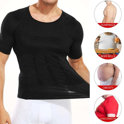 Men's Compression Shaper Shirt – Slimming Tummy Control Top