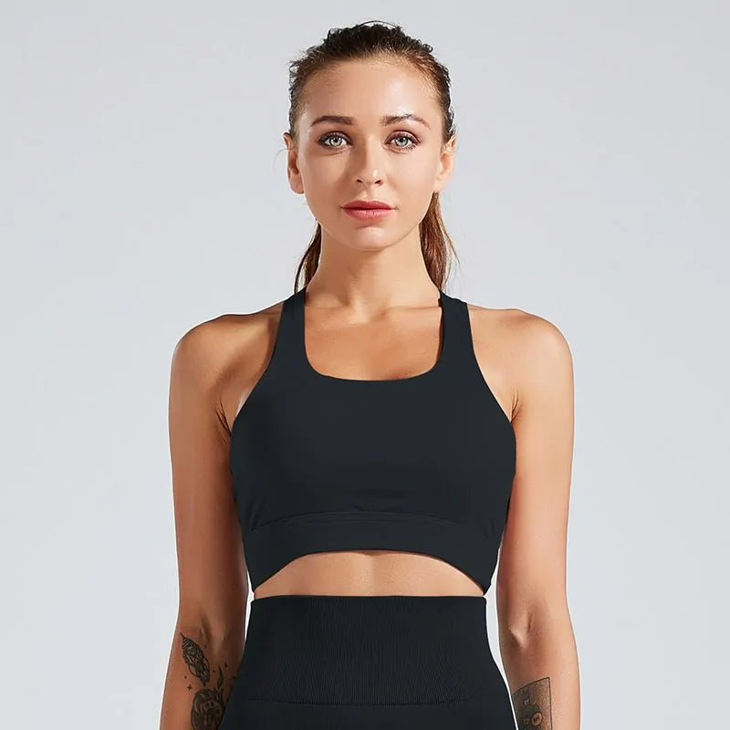 Mesh Patchwork Workout Tank Top